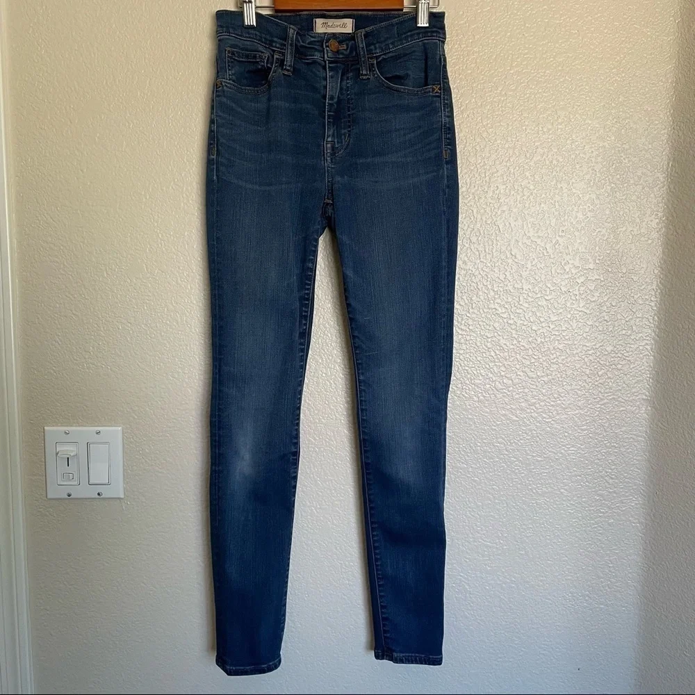 Madewell Roadtripper High Waist Skinny Blue Jeans Size 25